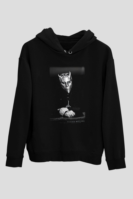 Ghost Siyah Unisex Hoodie