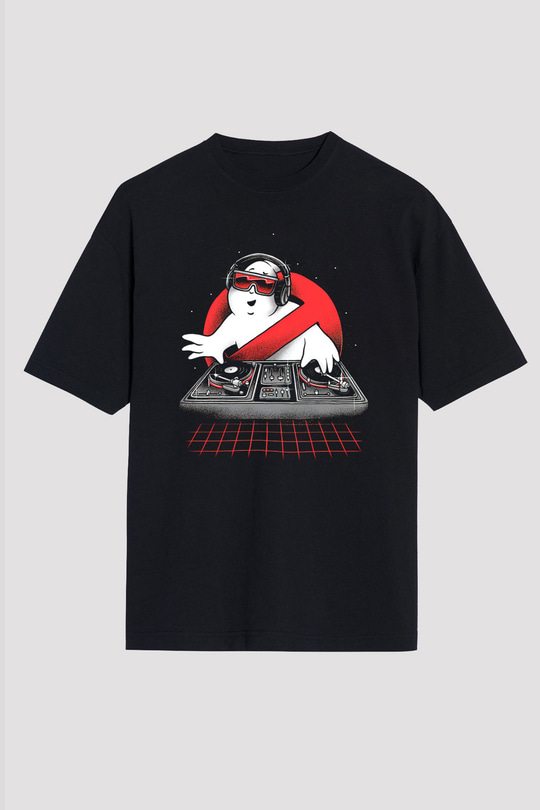 Ghostbusters Hayalet Avcıları Siyah Unisex Tişört T-Shirt