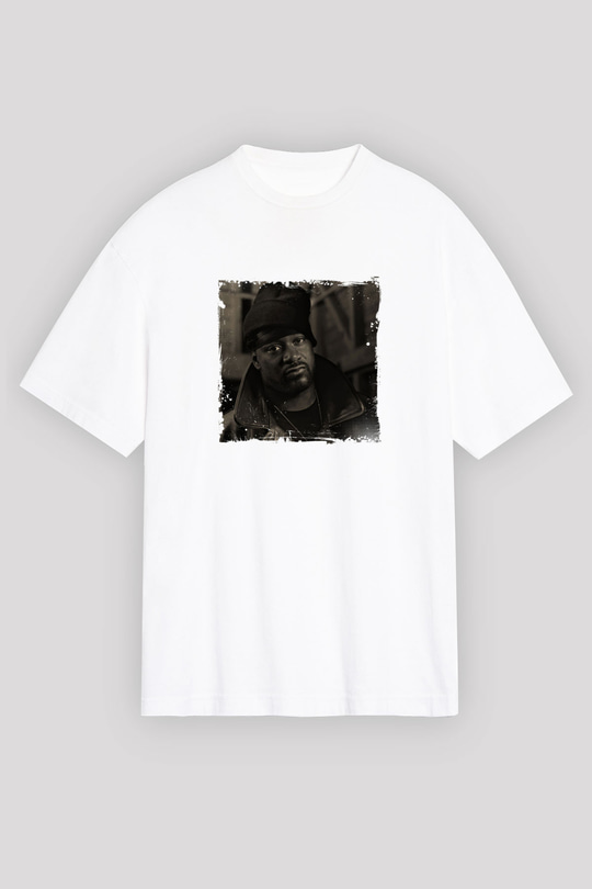 Ghostface Killah Baskılı Unisex Beyaz Tişört