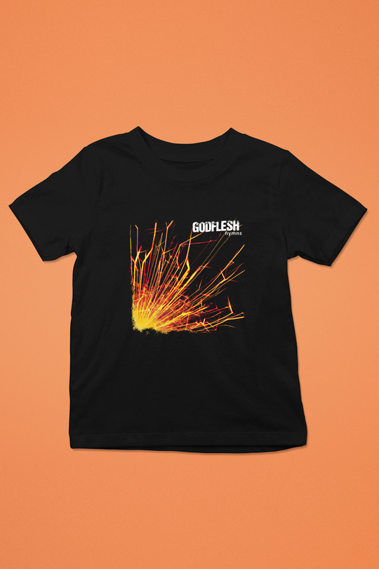 Godflesh Baskılı Unisex Siyah Çocuk Tişört