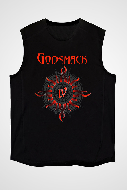 Godsmack Siyah Unisex Kolsuz Tişört