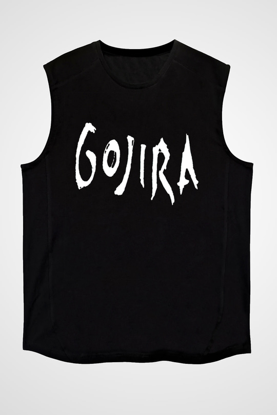 Gojira Siyah Unisex Kolsuz Tişört