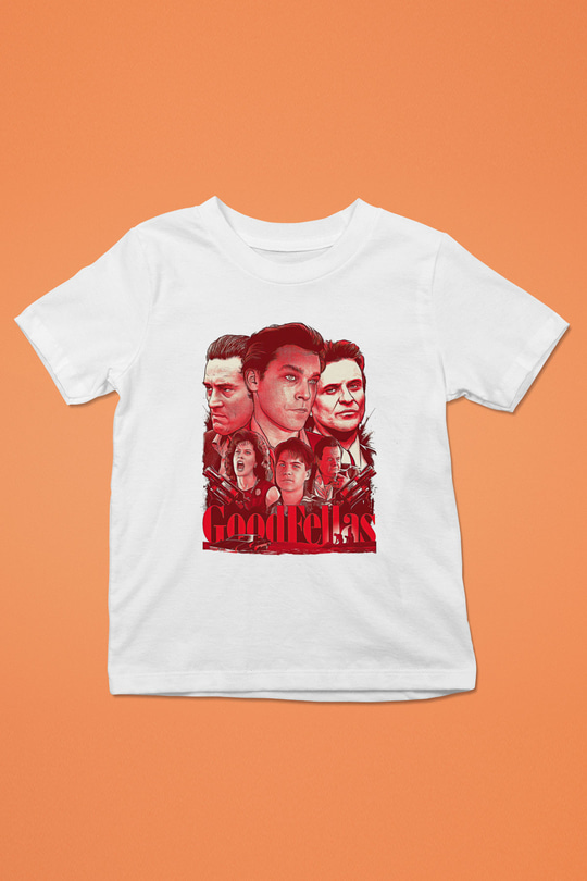 Goodfellas Baskılı Beyaz Unisex Beyaz Çocuk Tişört - Tshirt