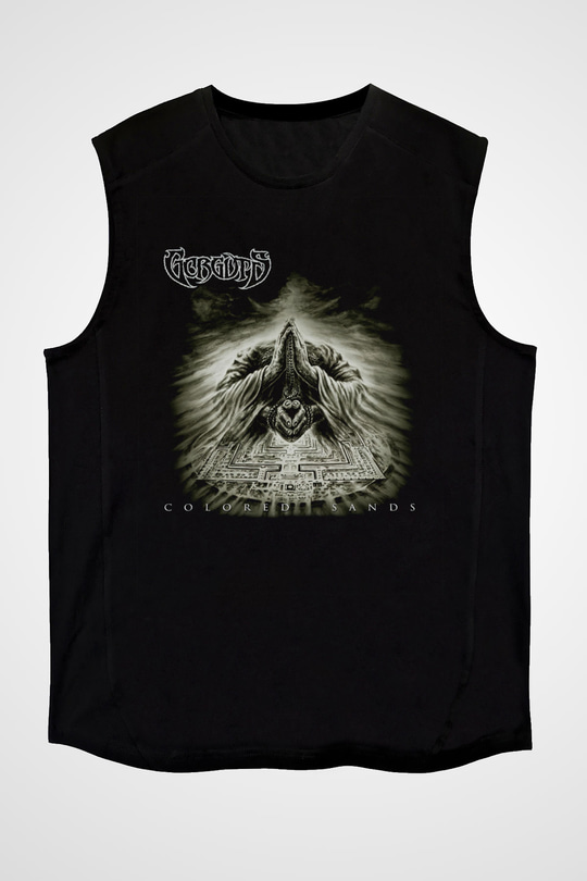 Gorguts Siyah Unisex Kolsuz Tişört