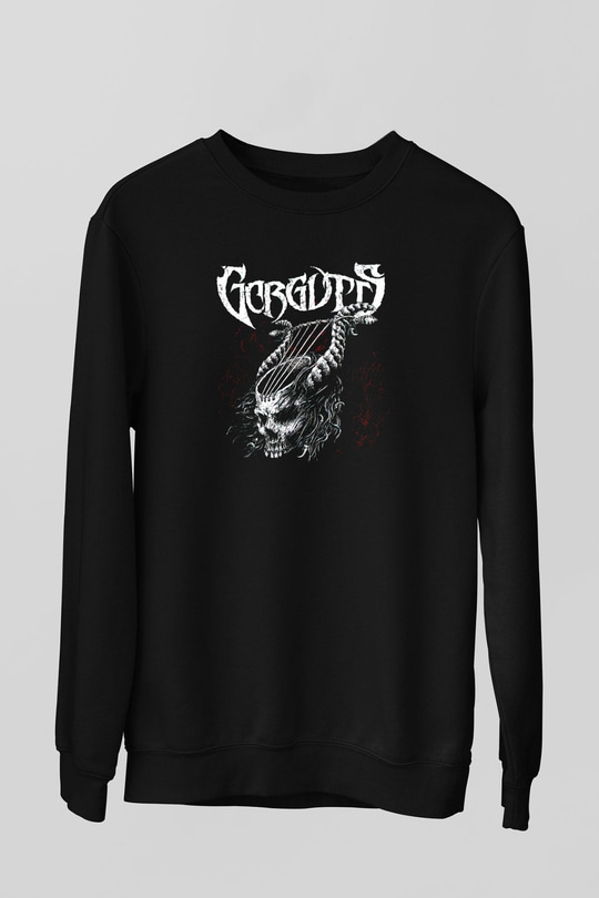 Gorguts Siyah Unisex Sweatshirt