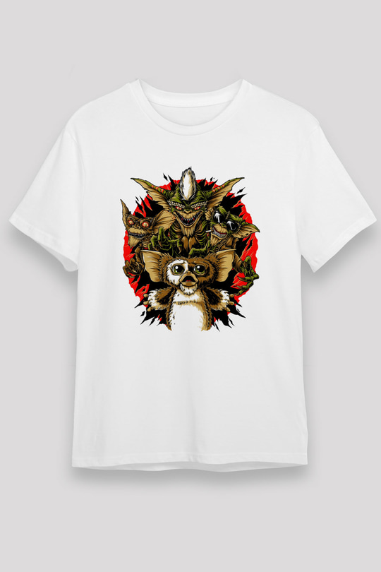 Gremlins Beyaz Unisex Tişört T-Shirt