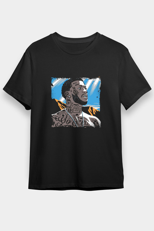 Gucci Mane Baskılı Unisex Siyah Tişört
