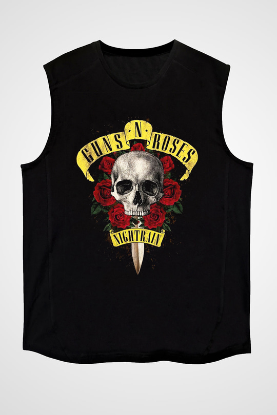 Guns N’ Roses Siyah Unisex Kolsuz Tişört