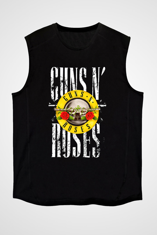 Guns N’ Roses Siyah Unisex Kolsuz Tişört