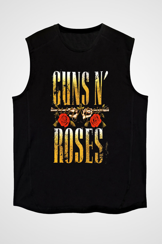 Guns N’ Roses Siyah Unisex Kolsuz Tişört