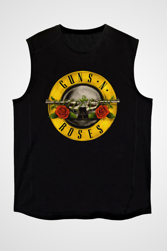 Guns N’ Roses Siyah Unisex Kolsuz Tişört