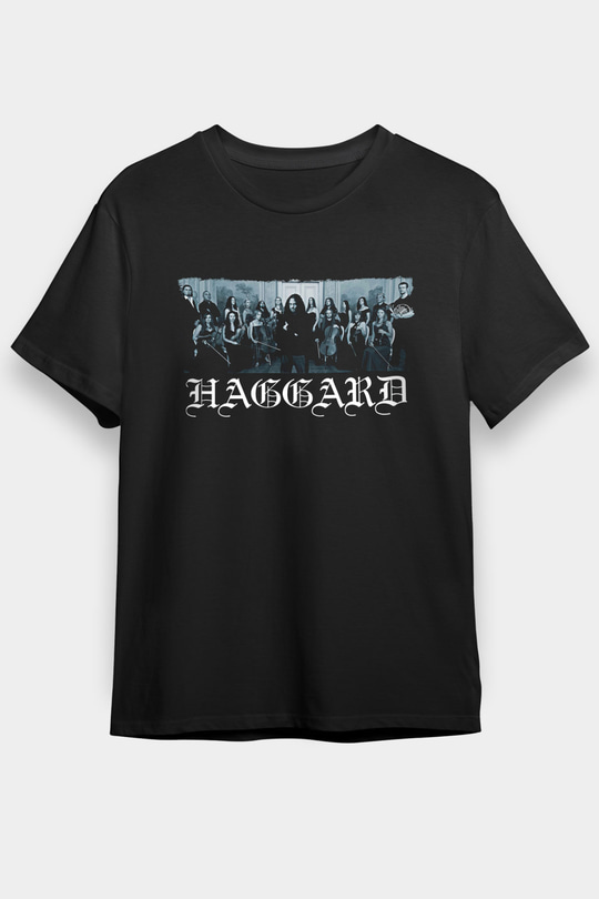Haggard Baskılı Unisex Siyah Tişört - Tshirt