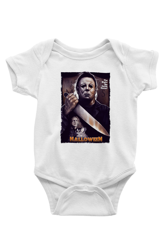 Halloween Beyaz Bebek Body - Zıbın