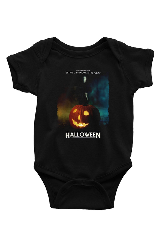 Halloween Siyah Bebek Body - Zıbın