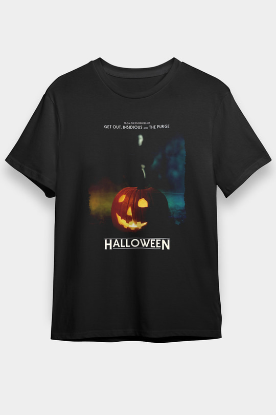 Halloween Siyah Unisex Tişört T-Shirt
