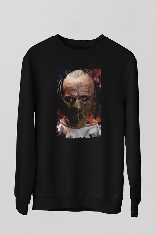 Hannibal Siyah Unisex Sweatshirt
