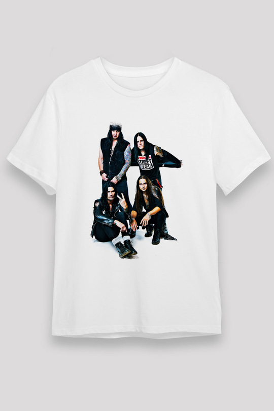Hardcore Superstar Baskılı Unisex Beyaz Tişört