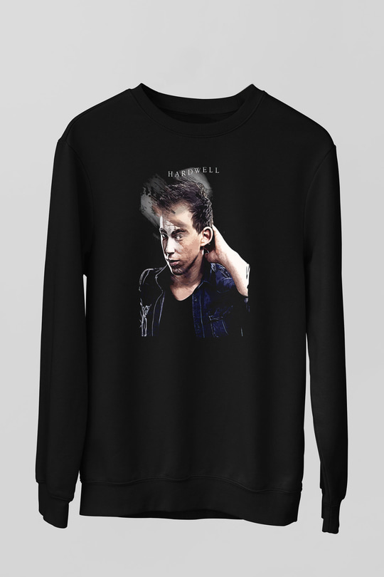 Hardwell Siyah Unisex Sweatshirt