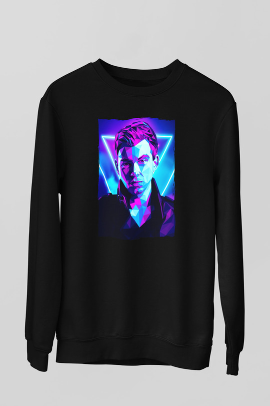 Hardwell Siyah Unisex Sweatshirt