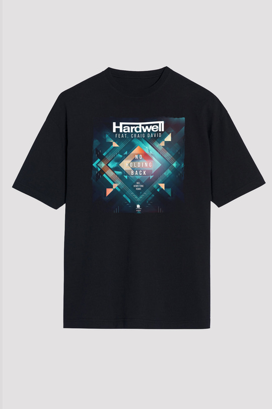 Hardwell Siyah Unisex Tişört T-Shirt - TişörtFabrikası