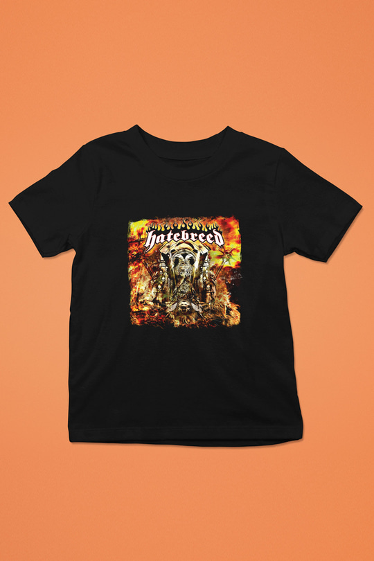 Hatebreed Baskılı Unisex Siyah Çocuk Tişört