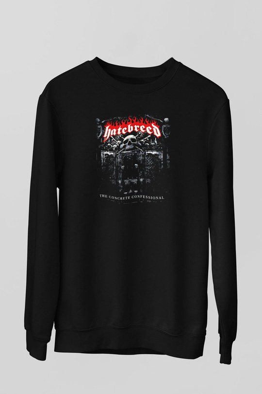 Hatebreed Siyah Unisex Sweatshirt