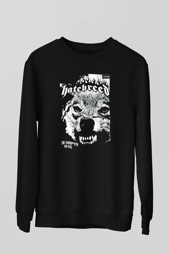 Hatebreed Siyah Unisex Sweatshirt
