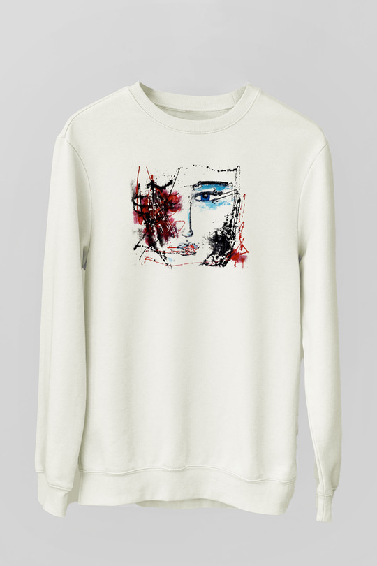 Hayat Beyaz Unisex Sweatshirt