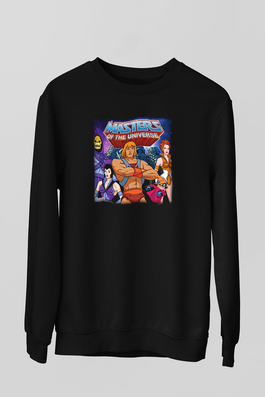 He-Man and the Masters of Universe Siyah Unisex Sweatshirt