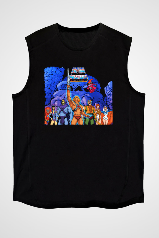 He-Man and the Masters of Universe Siyah Unisex Kolsuz Tişört