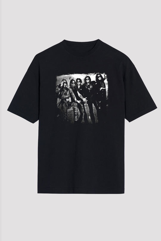 Helloween Baskılı Unisex Siyah Oversize Tişört