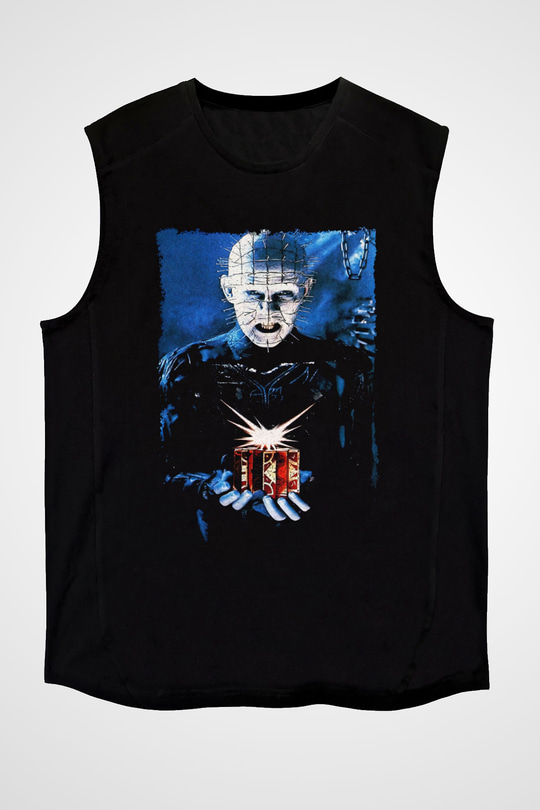 Hellraiser Siyah Unisex Kolsuz Tişört