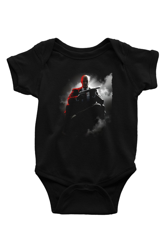 Hitman Siyah Bebek Body - Zıbın