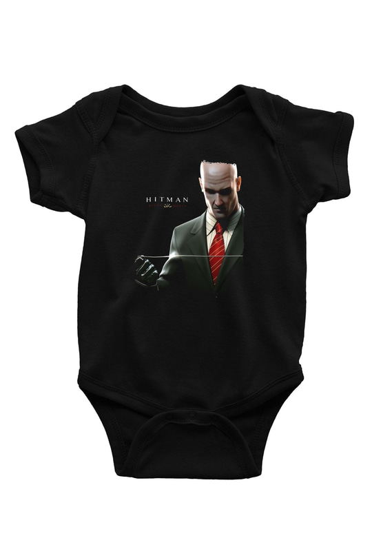 Hitman Siyah Bebek Body - Zıbın