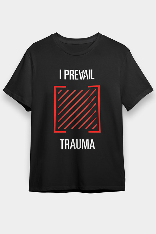 I Prevail Baskılı Unisex Siyah Tişört - Tshirt