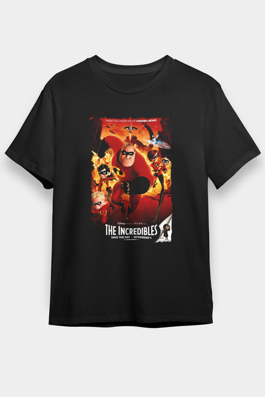 Incredibles (The) Siyah Unisex Tişört T-Shirt