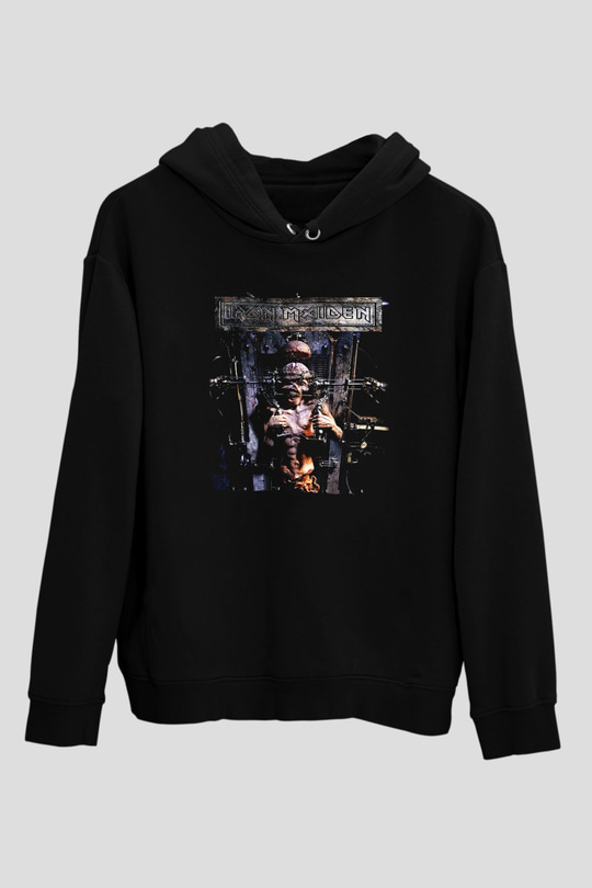 Iron Maiden Siyah Unisex Hoodie