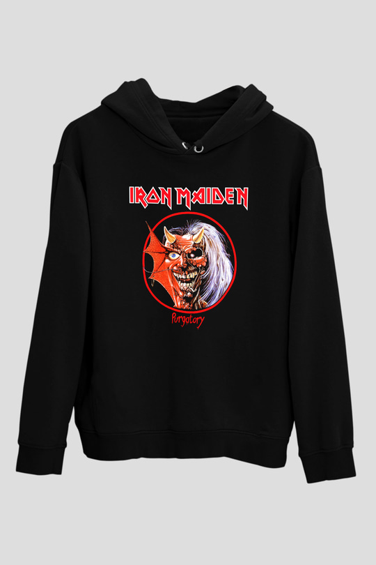 Iron Maiden Siyah Unisex Hoodie