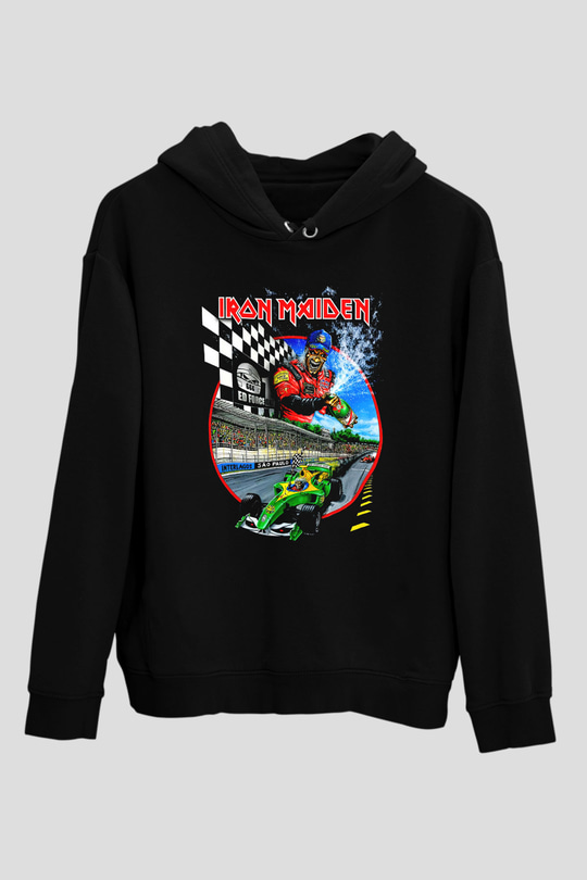 Iron Maiden Siyah Unisex Hoodie