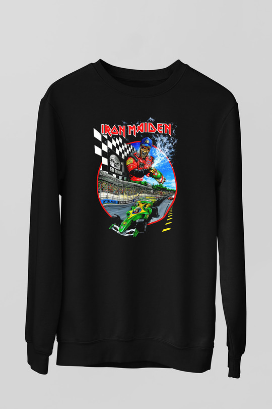 Iron Maiden Siyah Unisex Sweatshirt