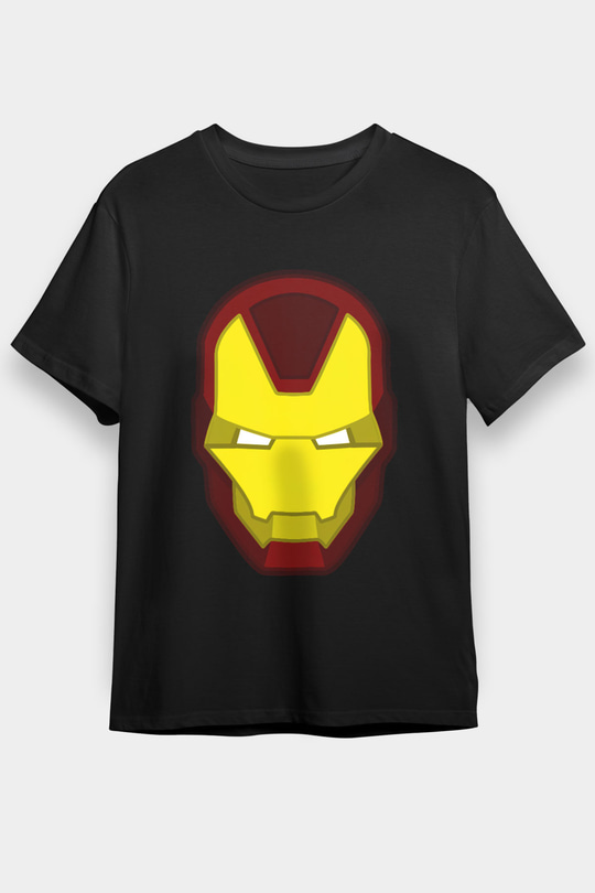 Iron Man Siyah Unisex Tişört T-Shirt