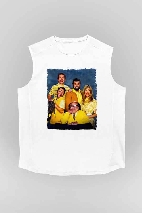 It's Always Sunny in Philadelphia Beyaz Unisex Kolsuz Tişört