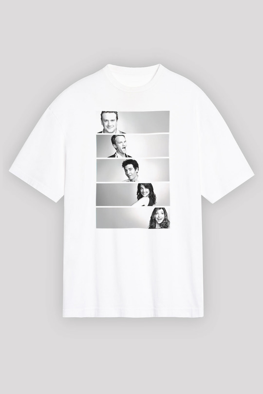 Jackass Beyaz Unisex Oversize Tişört T-Shirt
