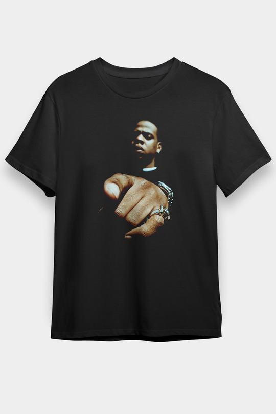 Jay-Z Siyah Unisex Tişört T-Shirt - TişörtFabrikası