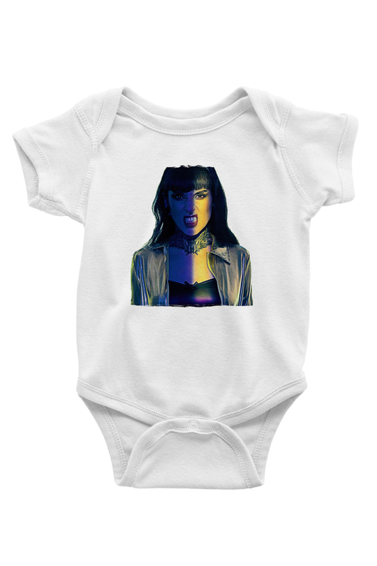 Jinjer Baskılı Beyaz Unisex Bebek Body - Zıbın