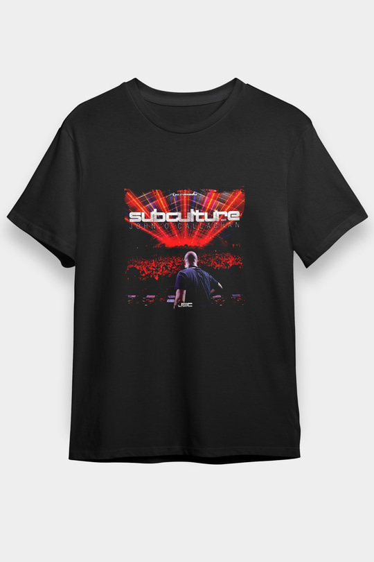 John O'callaghan Baskılı Unisex Siyah Tişört