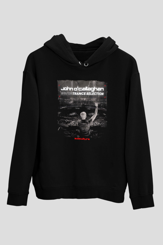 John O'callaghan Siyah Unisex Kapüşonlu Sweatshirt