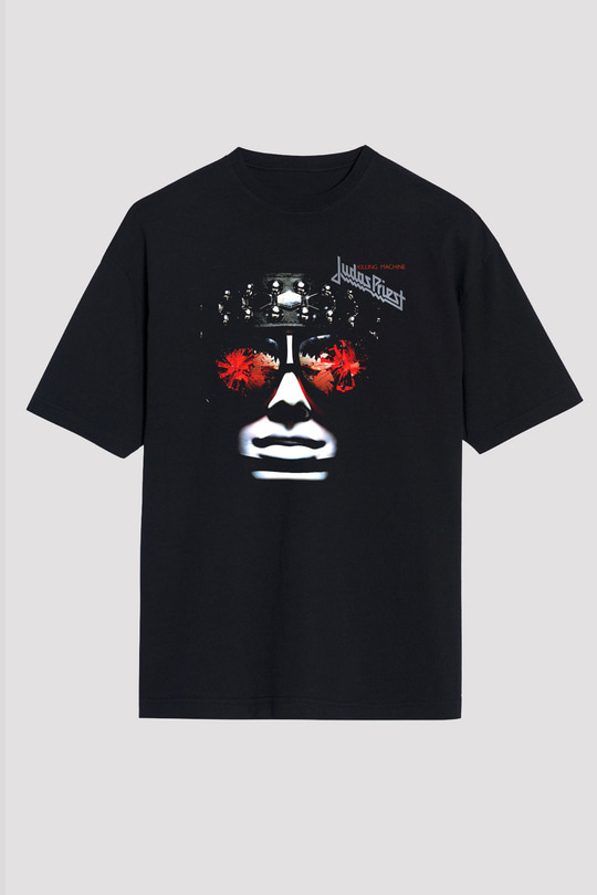 Judas Priest Siyah Unisex Oversize Tişört T-Shirt