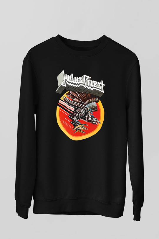 Judas Priest Siyah Unisex Sweatshirt