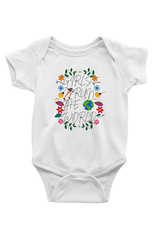 Kadınlar Günü Baskılı Beyaz Unisex Bebek Body - Zıbın